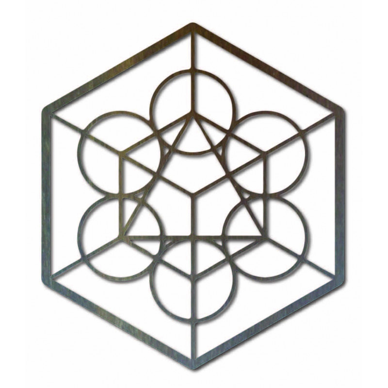 Drevený geometrický obraz na stenu žatva