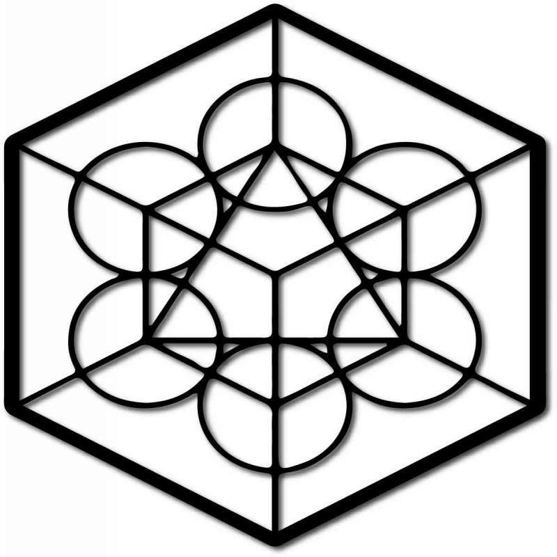 Drevený geometrický obraz na stenu žatva