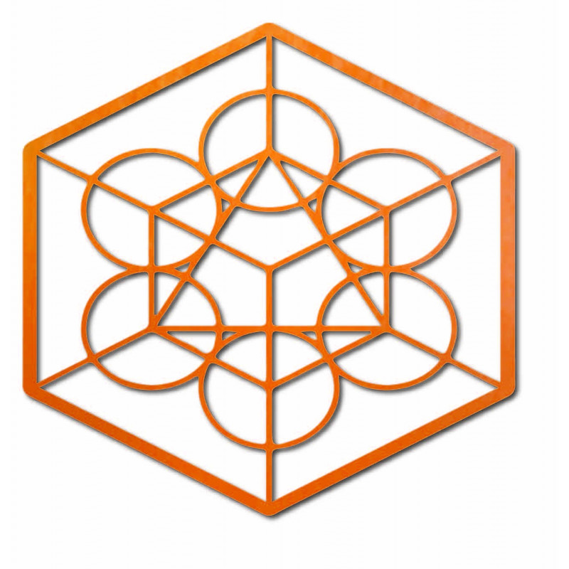 Drevený geometrický obraz na stenu žatva