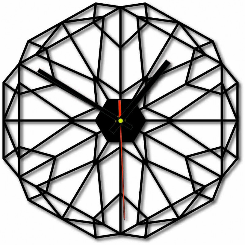 MDF Nástenné hodiny do obyvačky i čierne 40 cm...