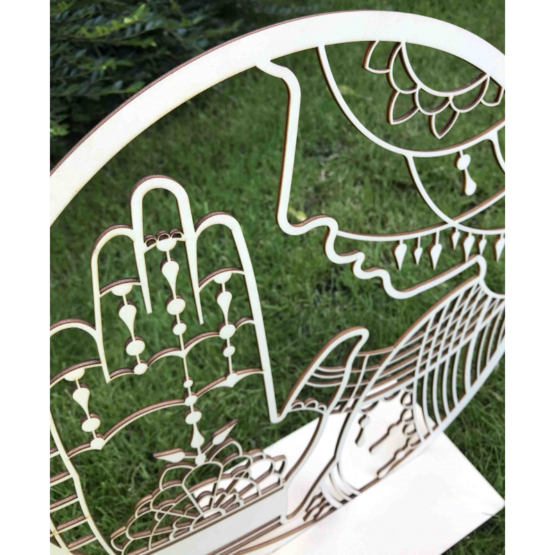 Stylesa - Drevený obraz na stenu pokora a...