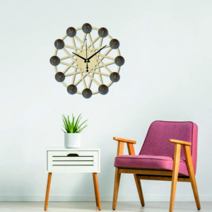 3D Plywood wall clock -...