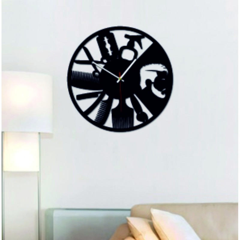 SENTOP - Moderné nástenné hodiny do salónu OMARR i čierne X0098