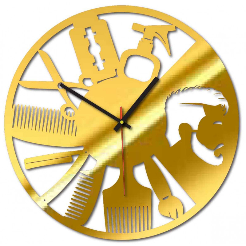 Moderné nástenné hodiny do salónu aj čierne X0098