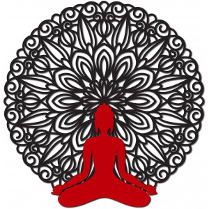 Sentop - Mandala 3D obraz na stenu Buddha mandala farebné... 2