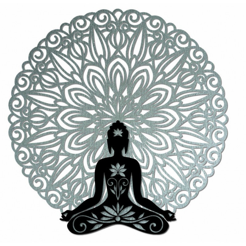 3D Obraz na stenu Buddha v mandale  50, 70, 90 cm