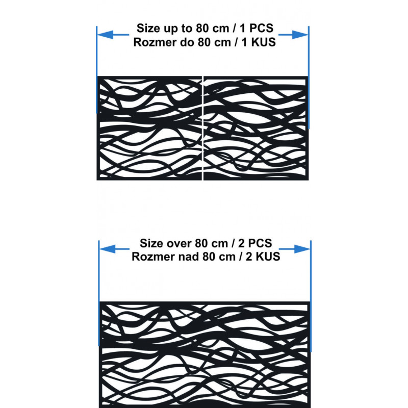 Drevený obraz na stenu s motívom vetiev - HARABASO