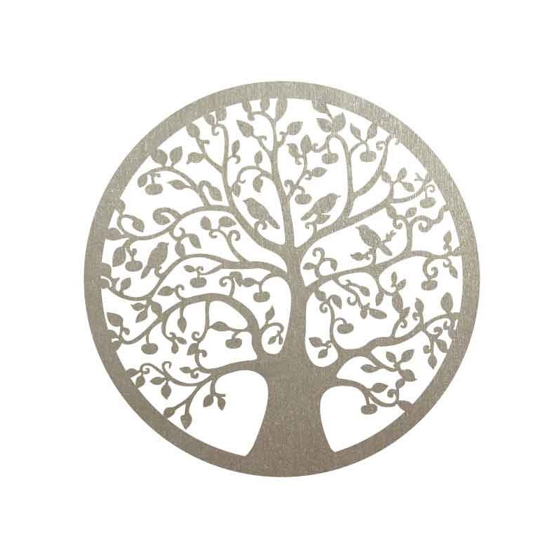 Drevený obraz so stromom a vtákmi - HOJNISŤ