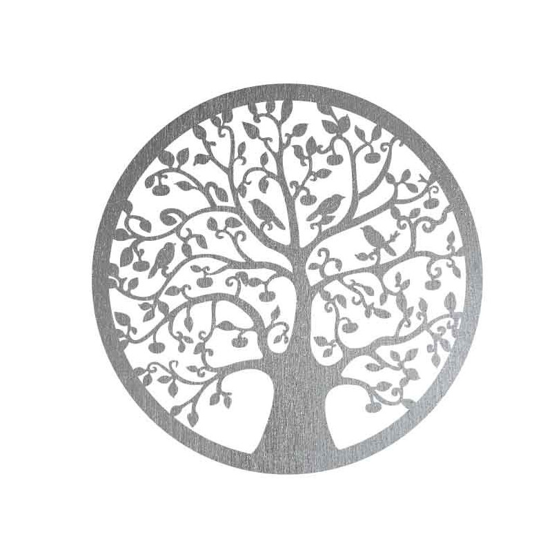 Drevený obraz so stromom a vtákmi - HOJNISŤ