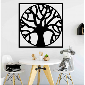 Stylesa - Modern wooden painting on the wall made of POCCITT PR0384-A plywood