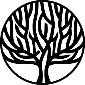 Stilizovaný drevený obraz Strom života - HELFOOLL 2