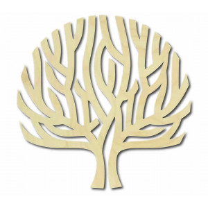 Moderný drevený obraz na stenu strom vietor v konároch -... 2