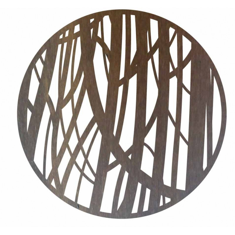 Drevené nástenné dekorácie s motívmi stromov -...