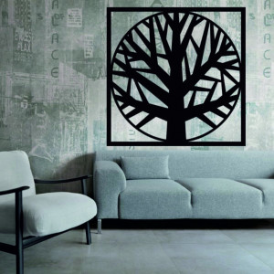 Sentop - Modern painting on the wall, wooden decoration...