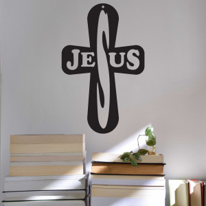 Drevený krížik  Jesus, rozmer: 250x160 mm