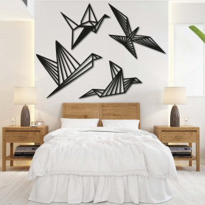 Modern painting on the wall - free birds 4 pcs -...