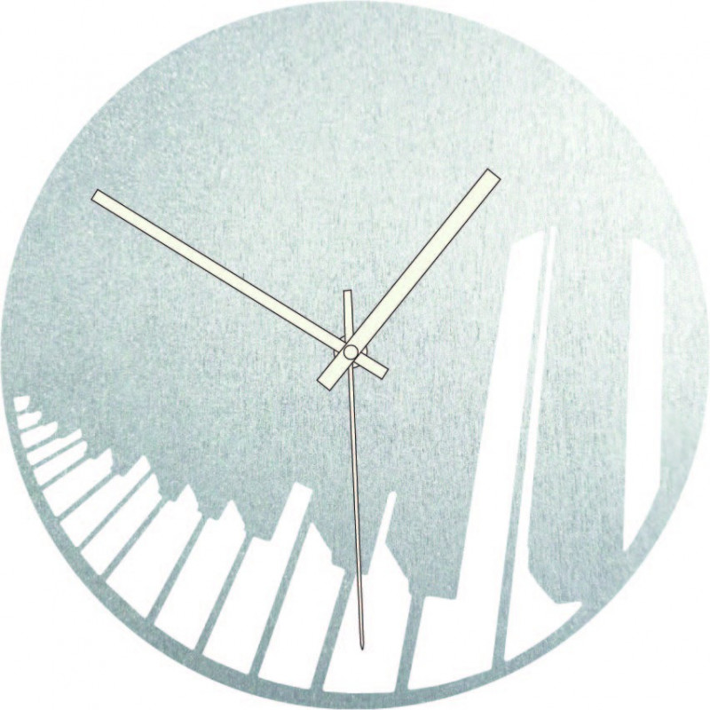 Drevené hodiny klavír symfónia čierne aj...