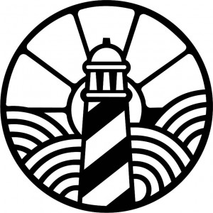 Drevený obraz s motívom majáka - FEDRO 2