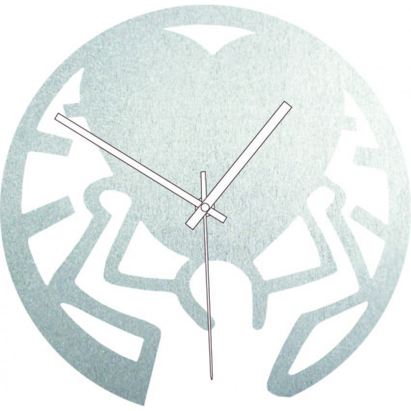 Drevené hodiny - láska na pleciach čierne aj...