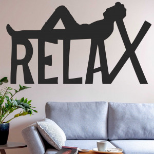 Wooden wall decor - RELAX  | SENTOP