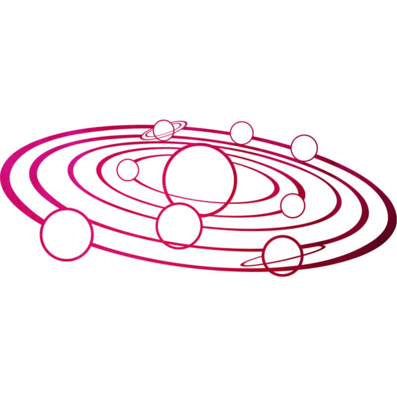 Moderný obraz na stenu slnečná sústava - SOLAR