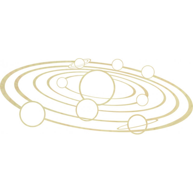 Moderný obraz na stenu slnečná sústava - SOLAR