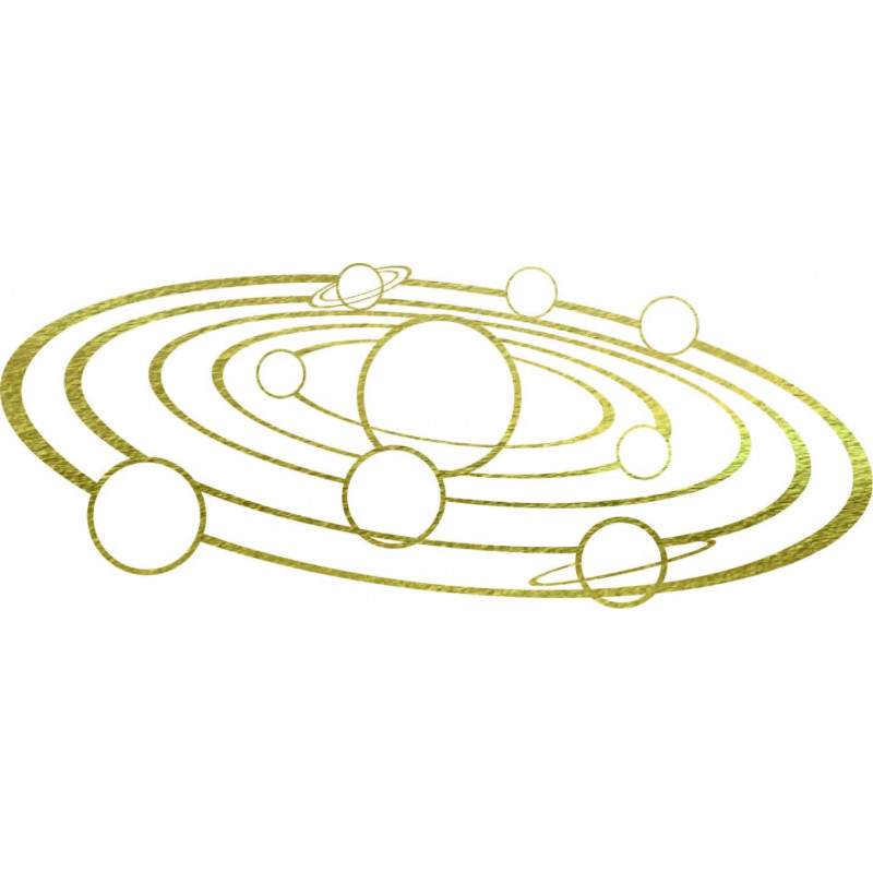 Moderný obraz na stenu slnečná sústava - SOLAR