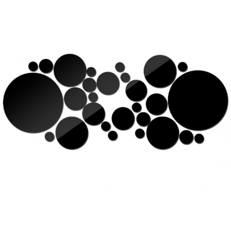 Dekoračné zrkadlá. Zrkadlové samolepky na stenu, ako obraz alebo dekorácia, 3D acryl nálepka