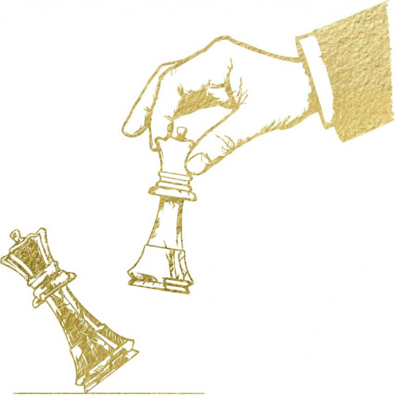 Elegantný dvojdielny obraz šachový dizajn -...