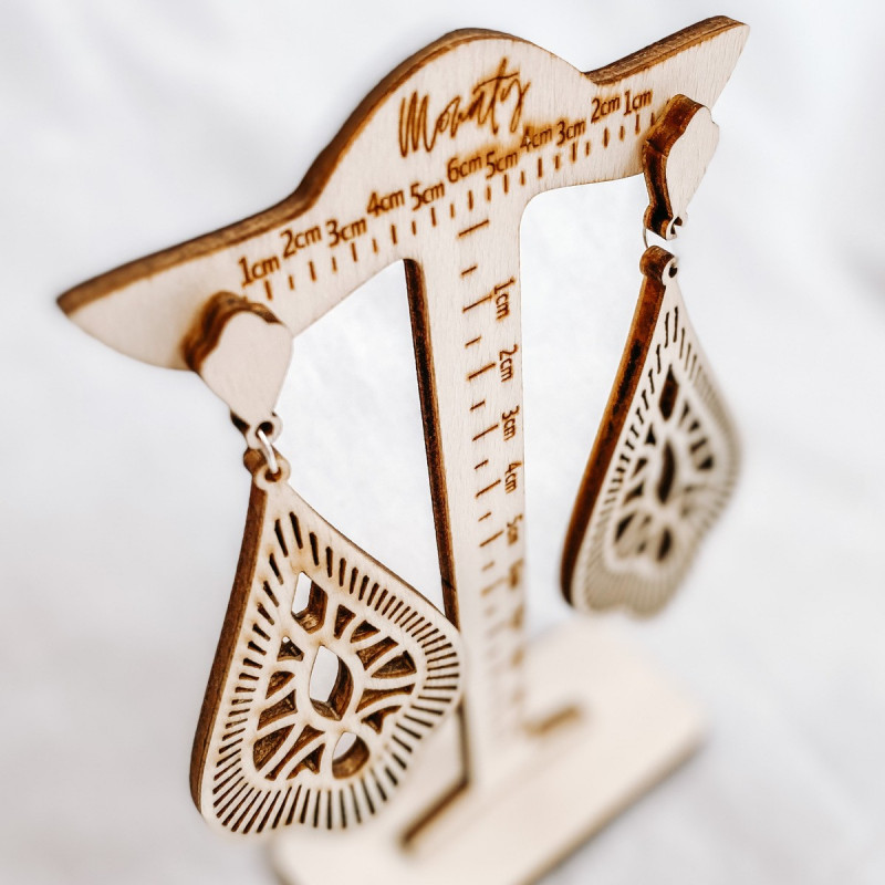 Drevené visiace náušnice VALERY - MONATY |...