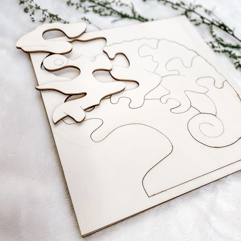 Drevená montessori vkladačka pre deti -...