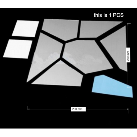 Dekoračné zrkadlá. Zrkadlové samolepky na stenu, ako obraz alebo dekorácia, 3D acryl nálepka