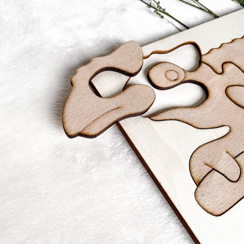 Drevená  dvojfarebná drevená montessori...