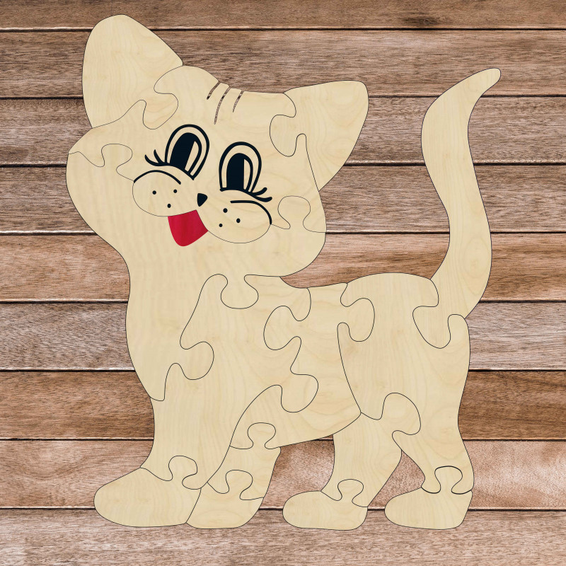 Drevené detské PUZZLE Montessori drevená...