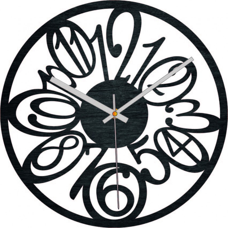 Unikátne hodiny čísla pre extravagantný...