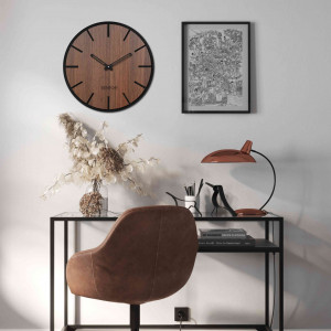 Wooden wall clock - Sentop | HDFK026 | wenge nut