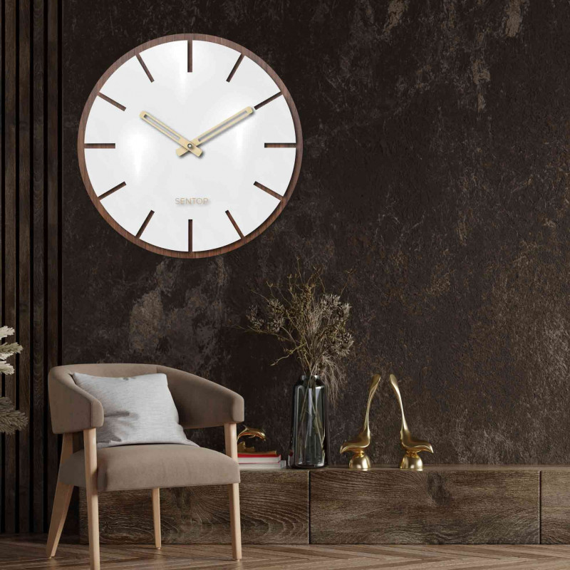 Nástenné hodiny z dreva - Sentop | HDFK026 |...