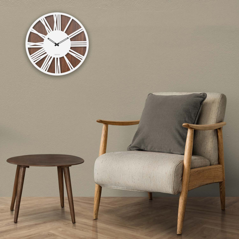 Nástenné drevené hodiny rímske číslice - Sentop...