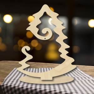 SENTOP drevený vianočný stromček | prírodné drevo PR0458 2