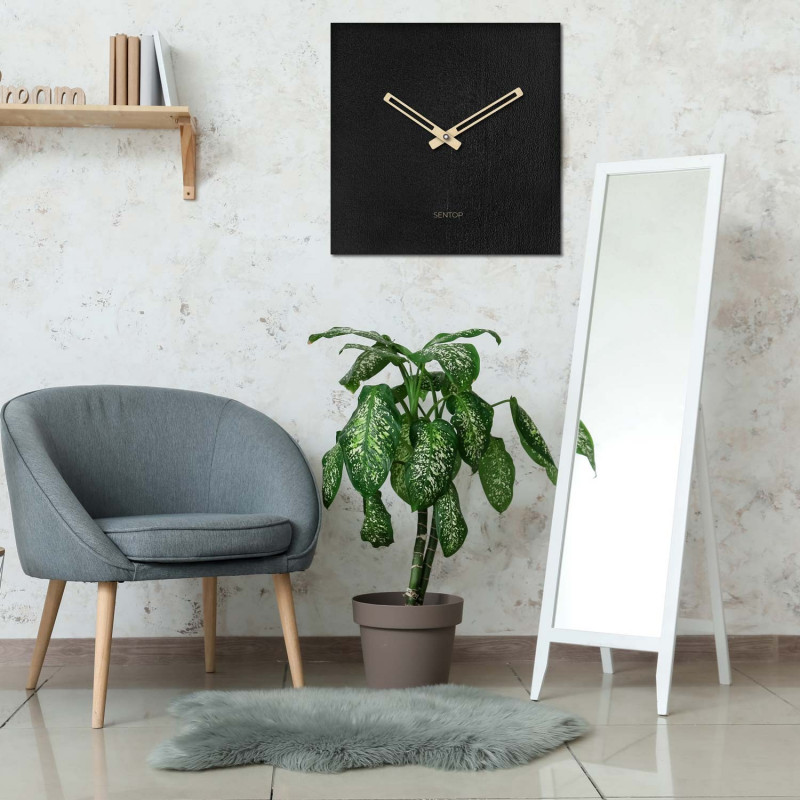 Minimalistické hodiny na stenu - Sentop štvorec...