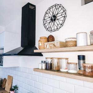 MDF Nástenné hodiny do obyvačky i čierne 40 cm I SENTOP... 2