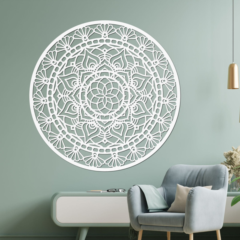 Drevená mandala na stenu - Aura Design