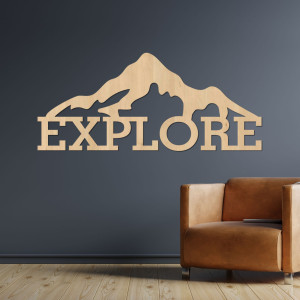 Vyrezávaný obraz z dreva hory - JAMMONY 2