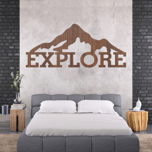 Vyrezávaný obraz z dreva hory - JAMMONY 2