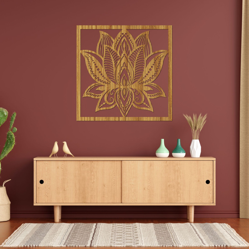 Dekorácia na stenukvet lotos - ALDEXARIA