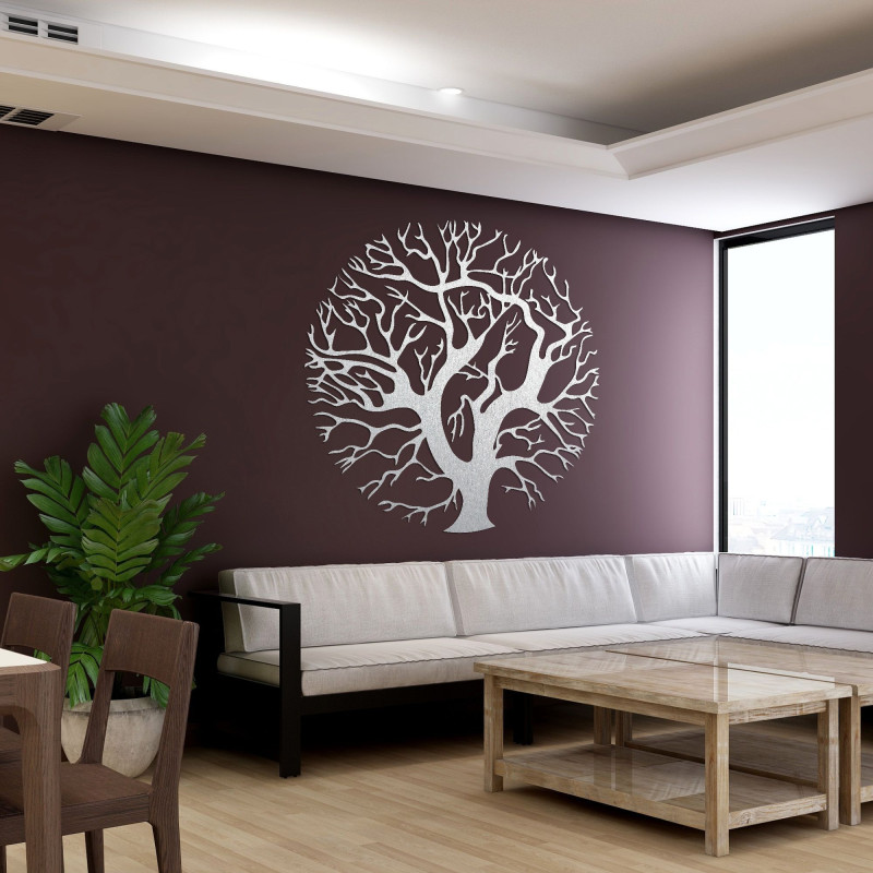 Drevený obraz na stenu strom v kruhu - ZITNAK