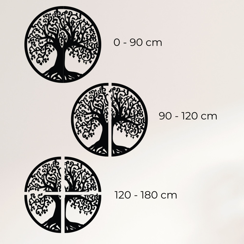 Vyrezávaný drevený obraz na stenu strom života...