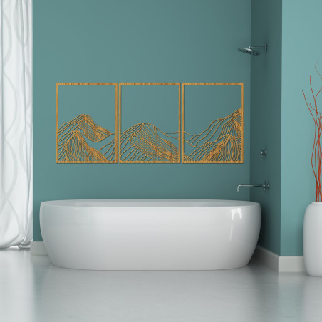 Hory elegantná drevená dekorácia - MAUTANIS