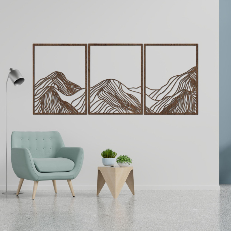 Hory elegantná drevená dekorácia - MAUTANIS