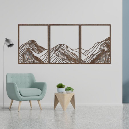 Hory elegantná drevená dekorácia - MAUTANIS